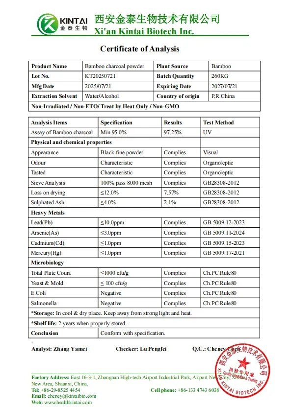 Bamboo Charcoal Powder suppliers