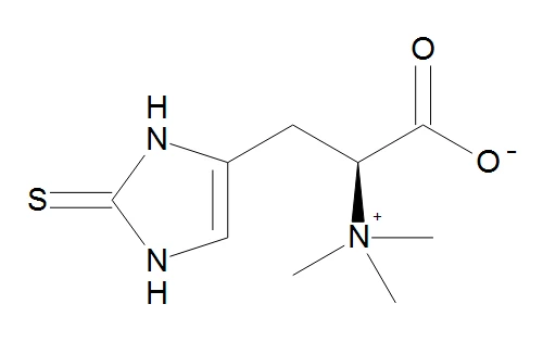 Ergothioneine structure Ergothioneine structure